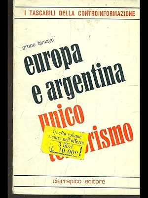Seller image for Europa e Argentina unico terrorismo for sale by Librodifaccia