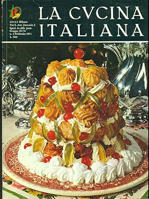 Immagine del venditore per La cucina italiana n.2 febbraio 1971 venduto da Librodifaccia