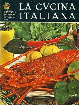 Immagine del venditore per La cucina italiana n.6 giugno 1971 venduto da Librodifaccia