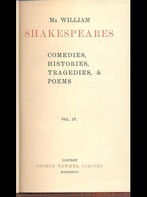 Shakespeares vol.IV