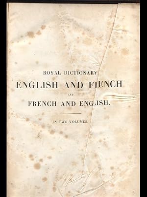 Royal Dictionary English and French - French and English