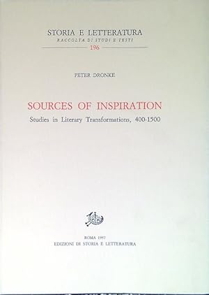 Bild des Verkufers fr Sources of inspiration. Studies in Literary TRansformations, 400-1500 zum Verkauf von Librodifaccia