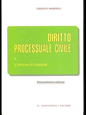 Seller image for Diritto processuale civile II for sale by Librodifaccia