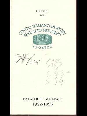 Catalogo Generale 1952 - 1995