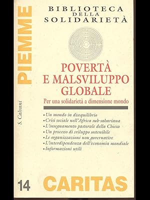 Poverta' e malsviluppo globale