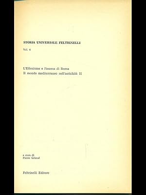 L'Ellenismo e l'ascesa di Roma.