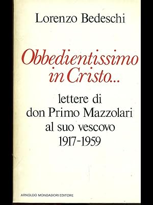 Immagine del venditore per Obbedientissimo in Cristo venduto da Librodifaccia