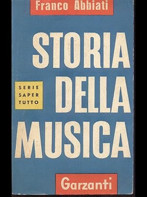 Imagen del vendedor de Storia della musica a la venta por Librodifaccia