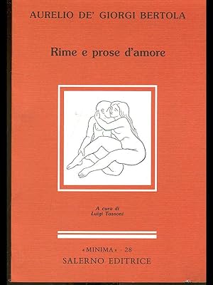 Seller image for Rime e prose d'amore for sale by Librodifaccia