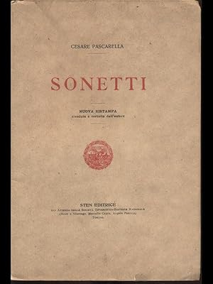 Bild des Verkufers fr Sonetti zum Verkauf von Librodifaccia