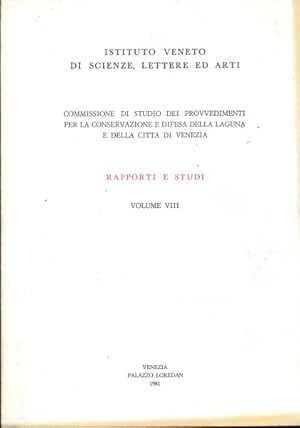 Bild des Verkufers fr Rapporti e studi - Volume VIII zum Verkauf von Librodifaccia