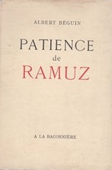 Bild des Verkufers fr Patience de Ramuz zum Verkauf von Librodifaccia