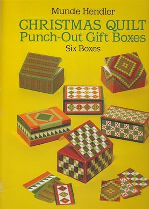 Christmas Quilts Punch-Out Gift Boxes. Six Boxes