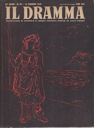 Image du vendeur pour Il dramma n.87 15 giugno 1949 Medea / Pasqua mis en vente par Librodifaccia