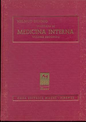 Bild des Verkufers fr Trattato di medicina interna. Volume secondo zum Verkauf von Librodifaccia