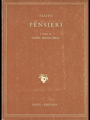 Bild des Verkufers fr Pensieri zum Verkauf von Librodifaccia