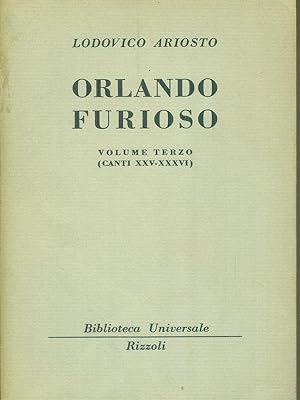 Immagine del venditore per Orlando furioso Volume terzo venduto da Librodifaccia