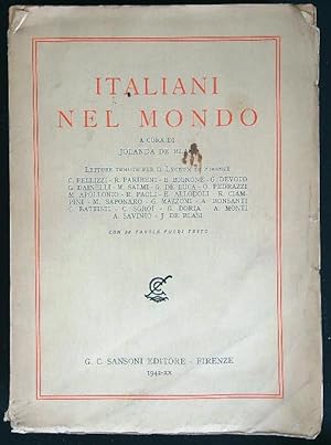 Image du vendeur pour Italiani nel mondo mis en vente par Librodifaccia