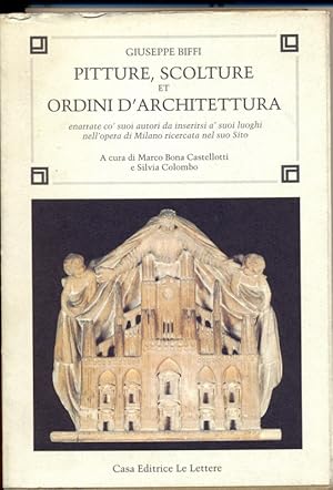 Bild des Verkufers fr Pitture, scolture et ordini d'architettura zum Verkauf von Librodifaccia