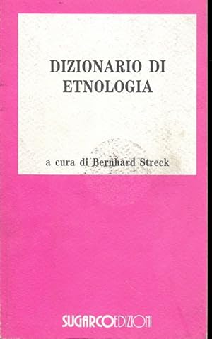 Bild des Verkufers fr Dizionario di etnologia zum Verkauf von Librodifaccia