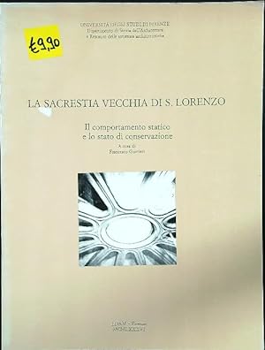 Bild des Verkufers fr La sacrestia vecchia di S. Lorenzo zum Verkauf von Librodifaccia