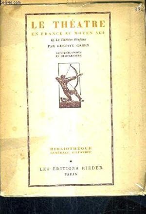 Bild des Verkufers fr Le thtre en France au moyen-ge zum Verkauf von JLG_livres anciens et modernes