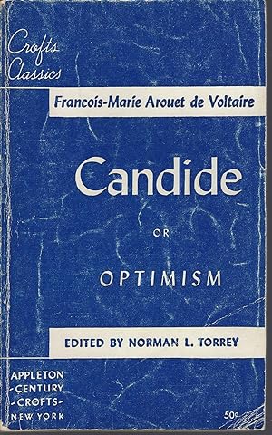 Immagine del venditore per Voltaire Candide Or Optimism venduto da BYTOWN BOOKERY