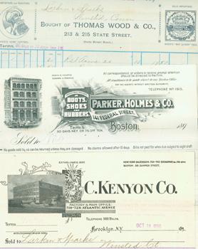 Immagine del venditore per Receipts (17) To Larkin & Sparks, (Winsted, Connecticut). Two receipts from Winsted Steam Laundry (1892); two receipts from Lamkin & Foster (1892). One receipt each: Klee & Co. (NYC, 1898); Thomas Wood & Co. (Boston, 1892); C. Kenyon (Brooklyn, 1898); D. M. Hodgdon & Co. (2 Receipts, Boston, 1892); Parker, Holmes & Co. (Boston, 1898); A. Hollander's Sons (2 receipts, Hartford, Conn. 1892); Agwam Company (Agwam, Mass.; 1898); T. Sisson & Co. (Hartford, Conn, 1892); F. Woodruff & Sons (Winsted, Conn, 1898); New York, Hew Haven and Hartford Railroad Company (NY, 1897); Citizen Printing Co. (Winsted, Conn, 1898.); Standard Oil Co. venduto da Wittenborn Art Books