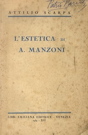 L'estetica di A. Manzoni.