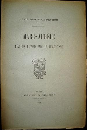 Seller image for Marc-Aurle dans ses rapports avec le christianisme. for sale by Le Chemin des philosophes