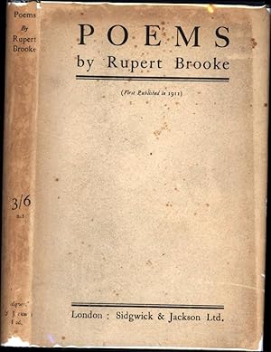 Seller image for Poems by Rupert Brooke for sale by Cat's Curiosities