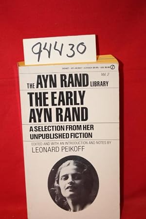 Seller image for The Early Ayn Rand a Selection from Her Unpublished Fiction for sale by Princeton Antiques Bookshop