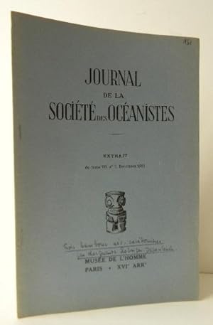 Immagine del venditore per DESCRIPTION DE TROIS BAMBOUS GRAVES DE NOUVELLE CALEDONIE. Collection M. Ratton. venduto da LIBRAIRIE LE GALET