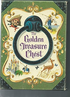 Bild des Verkufers fr The Golden Treasure chest - Adventures Stories - Animal Stories - Favorite Classics - Tales and Legends zum Verkauf von ODDS & ENDS BOOKS