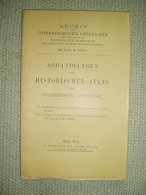 Bild des Verkufers fr Grenzbeschreibungen von Landgerichten des Inviertels [Abhandlungen zum historischen Atlas der sterreichischen Alpenlnder, 12] zum Verkauf von Expatriate Bookshop of Denmark