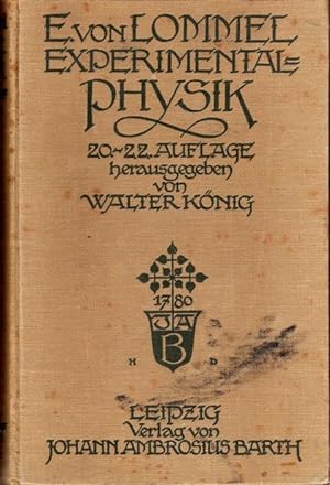 Bild des Verkufers fr Lehrbuch der Experimentalphysik. zum Verkauf von Bchergalerie Westend