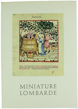 Immagine del venditore per MINIATURE LOMBARDE.: venduto da Bergoglio Libri d'Epoca