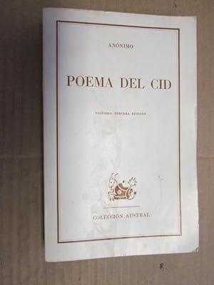 Imagen del vendedor de Poema del Cid a la venta por Goldstone Rare Books