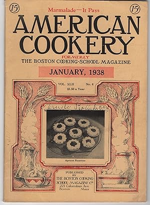 American Cookery Magazine for January 1938 // The Photos in this listing are of the magazine that...