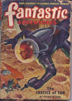 Seller image for FANTASTIC ADVENTURES: January, Jan. 1951 for sale by Books from the Crypt