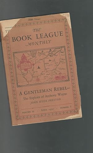 Seller image for The Book League Monthly Volume III, No. 6: April, 1930 for sale by Dorley House Books, Inc.