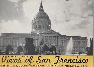 Image du vendeur pour Souvenir View Book of San Francisco, Containing a selection of reproductions of interesting subjects from photographs taken by the Gabriel Moulin Studios, famous California photographers, and including a Bird's-Eye-View of the Entire Bay Area from an original drawing by E. A. Burbank. Pocket Edition mis en vente par Anthology Booksellers