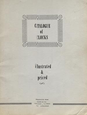 Catalogue of Clocks, Illustrated & Priced (Reproduced from Young & Co., Chicago, Illinois, 1911 C...