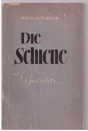 Immagine del venditore per Die Schiene. Gedichte venduto da Bcherpanorama Zwickau- Planitz