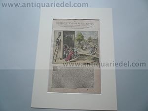 Bild des Verkufers fr Goa, copperengraving, De Bry Th., anno 1612 zum Verkauf von Hammelburger Antiquariat