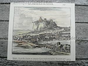 Japan-La Ville Ounewari et sont Chateau, anno 1680, Montanus A.,