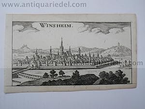 Bad Windsheim, anno 1686, Riegel Christoph, Kupferstich aus Rieg