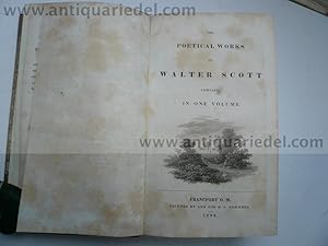 Sir Walter Scott, the poetical works, anno 1826