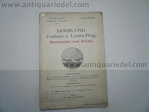 Seller image for Sammlung Baron Lanna, Prag, 1911, Gilhofer & Ranschburg for sale by Hammelburger Antiquariat