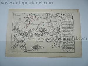 Warburg-Siebenjähriger Krieg, anno 1760 Landkarte-Raspe